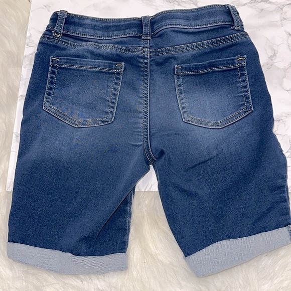 CAT & Jack Blue Denim Bermuda Shorts size 10-12 - Picture 4 of 4